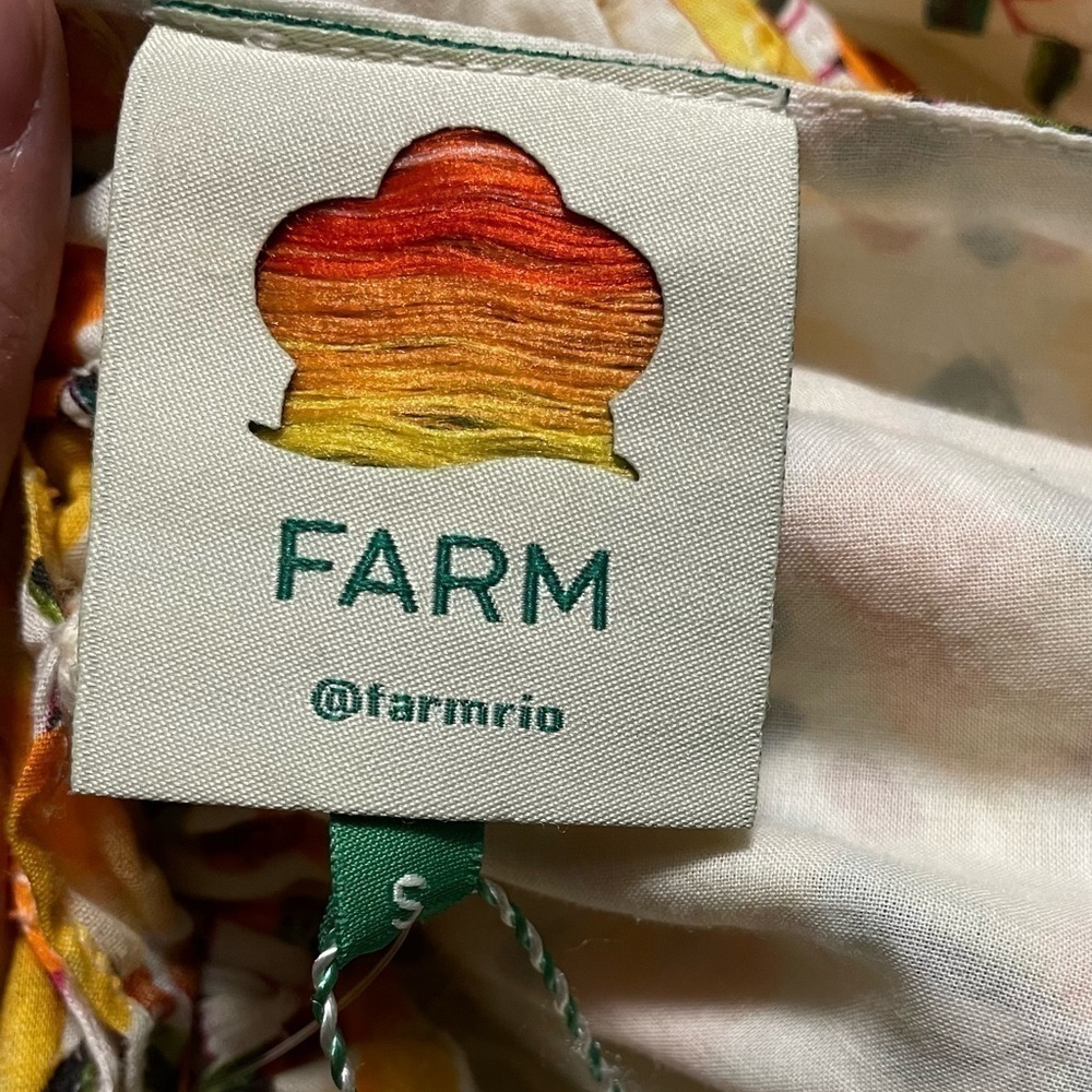 Farm Rio Cashew Crossed Back Dress - Picture 5 of 6